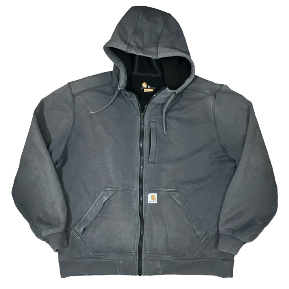 CARHARTT WINDFIGHTER hoodie Mens Size XL FULL ZIP